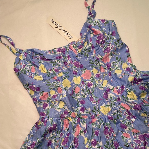 NWT For Love & Lemons Charlene Mini Dress - Picture 4 of 4